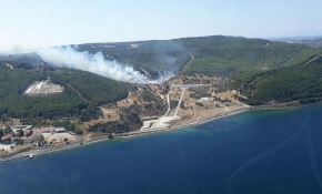 Gelibolu Yarımadası'nda orman yangını