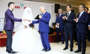 Başbakan 15 Temmuz gazisinin nikah şahidi oldu