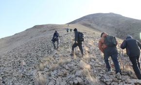 Kösedağ'a zorlu tırmanış