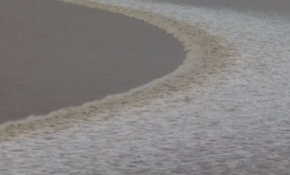 Göz kamaştırıcı dalgalar izleyenleri  büyüledi