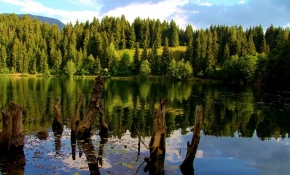 Karagöller sonbaharda renk cümbüşüne büründü