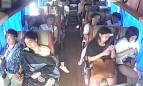 Çin'de tehlikeli yolculuk