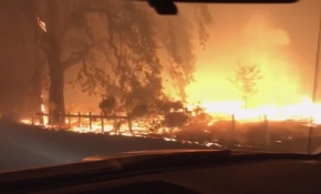 Alevlerin arasından böyle kaçtılar