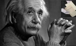 Einstein'ın 'bahşiş yerine verdiği not'a servet harcadı