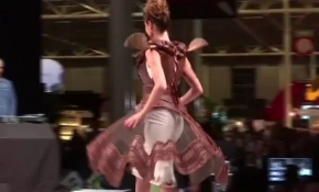 Paris'te 'çikolata' defilesi