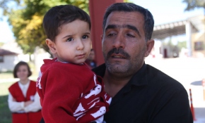 Sınırda ağlatan buluşma