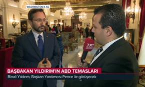 SETA İstanbul Genel Koordinatörü Fahrettin Altun, Başbakan Yıldırım'ın ABD temaslarına ilişkin TRT Haber'e değerlendirmelerde bulundu