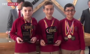 Robot yarışmasında şampiyon oldular