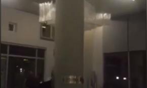 Irak'taki 7,3 büyüklüğündeki deprem anı görüntüleri