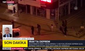 Kızılay Genel Başkanı Kınık: Süleymaniye'deki 8 köyde hasar bilgisi aldık