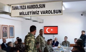 Kışlalarda yemek duası değişti