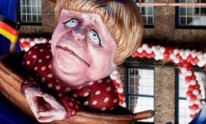 Merkel'in hezeyanı karikatürlere konu oluyor