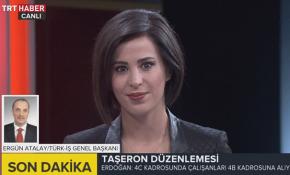 Taşeron düzenlemesi (Türk-iş Genel Başkanı Ergün Atalay)