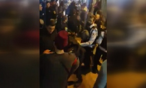 İsrail polisinin iki Türk’ü gözaltına aldığı sırada çekilen görüntüler