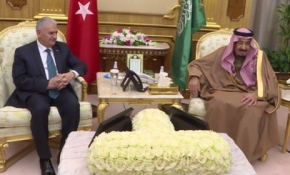 Başbakan Yıldırım, Kral Selman ile bir araya geldi