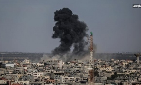 İsrail ordusu Gazze'yi vurdu