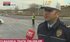 Yeni yılda ülke genelinde trafik önlemleri