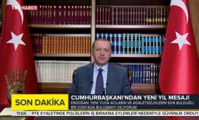 Cumhurbaşkanı Recep Tayyip Erdoğan'dan yeni yıl mesajı