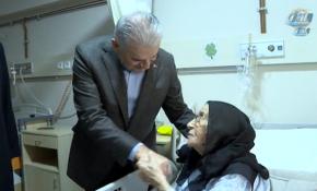 Başbakan Binali Yıldırım'dan hasta ziyareti