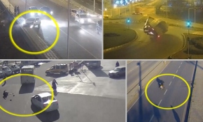 Diyarbakır'daki trafik kazaları MOBESE kameralarında