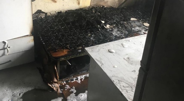 Isparta'da öğrencilerin kaldığı binada tüp patladı