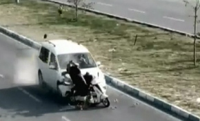 MOBESE'lere yansıyan kaza görüntüleri