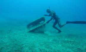 Bodrum'daki deniz dibi temizliği sürprizlerle doluydu