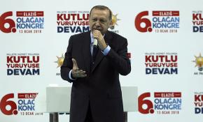 Cumhurbaşkanı Recep Tayyip Erdoğan Elazığ'da 6. Olağan İl Kongresi'nde konuştu