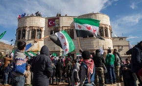 Suriyelilerden Afrin operasyonuna destek