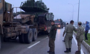 ÖSO askerleri ve mühimmatlar sınır hattına sevk edildi