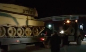 Öncüpınar Sınır Kapısı'ndan Suriye'ye askeri araç sevkiyatı yapıldı