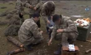 Sınırdaki Türk askerinin günlük yaşamı