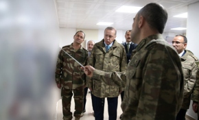 Cumhurbaşkanı Erdoğan Suriye sınırında