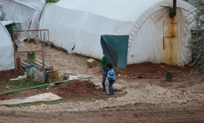 Binlerce kişi Azez kırsalındaki çadırlarda kalıyor