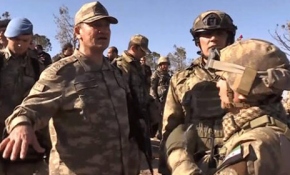 2. Ordu Komutanı İsmail Metin Temel, Burseya Dağı'nda