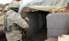 Zeytin Dalı Harekatı'nda ortaya çıkarılan 300 metrelik tünel görüntülendi
