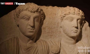 DEAŞ'ın yok ettiği Suriye'deki Palmira'dan gelen tarihi eserler İstanbul'da sergileniyor