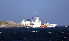 Sahil Güvenlik Kardak'ta nöbette