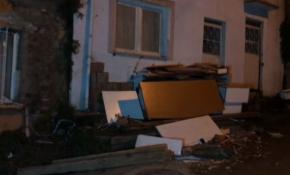 Bursa'da heyelan: Yollar ve binalar çatladı