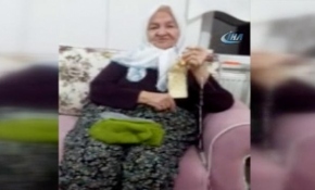 78 yaşındaki Kevser teyzeden duygulandıran hediye