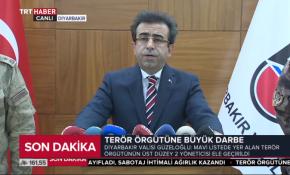 Diyarbakır Valisi Güzeloğlu: Terör örgütünün üst düzey 2 yöneticisi ölü ele geçirildi