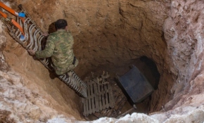 PYD/PKK'lı teröristlerin gizlendiği tünel bulundu