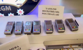 Dolandırıcıların kullandıkları cihazlar sergilendi