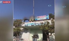 Bülbül karakolundan terör örgütünü simgeleyen bez parçası indirildi