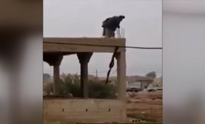 Suriyeliler terör örgütü DEAŞ'ın tuzakladığı EYP'leri böyle imha ediyor