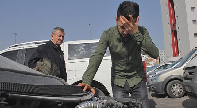 Çalınan otomobilinin bulunduğuna sevinemedi