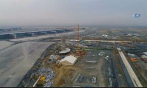 3. Havalimanı inşaatı havadan görüntülendi