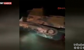 Türk askeri İdlib'de çoşkuyla karşılandı