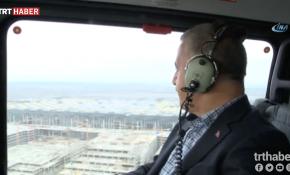 Bakan Arslan 3. Havalimanı'nı havadan denetledi