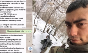 Afrin şehidi Sergen Pamukçu'nun duygulandıran vasiyeti